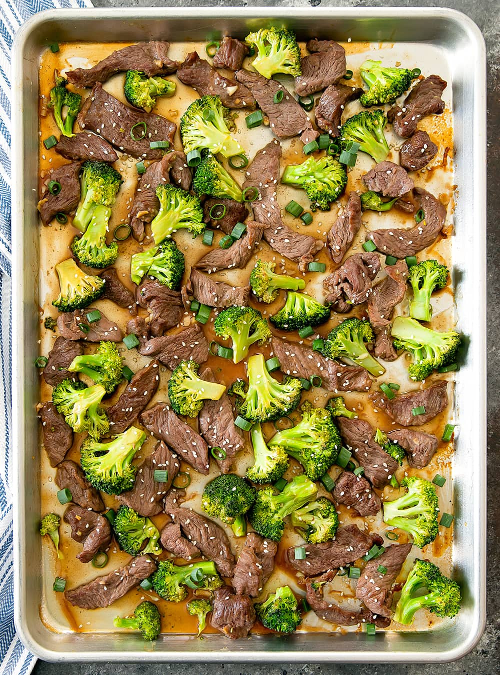 Beef And Broccoli 30 Minute Sheet Pan Recipe Kirbie S Cravings