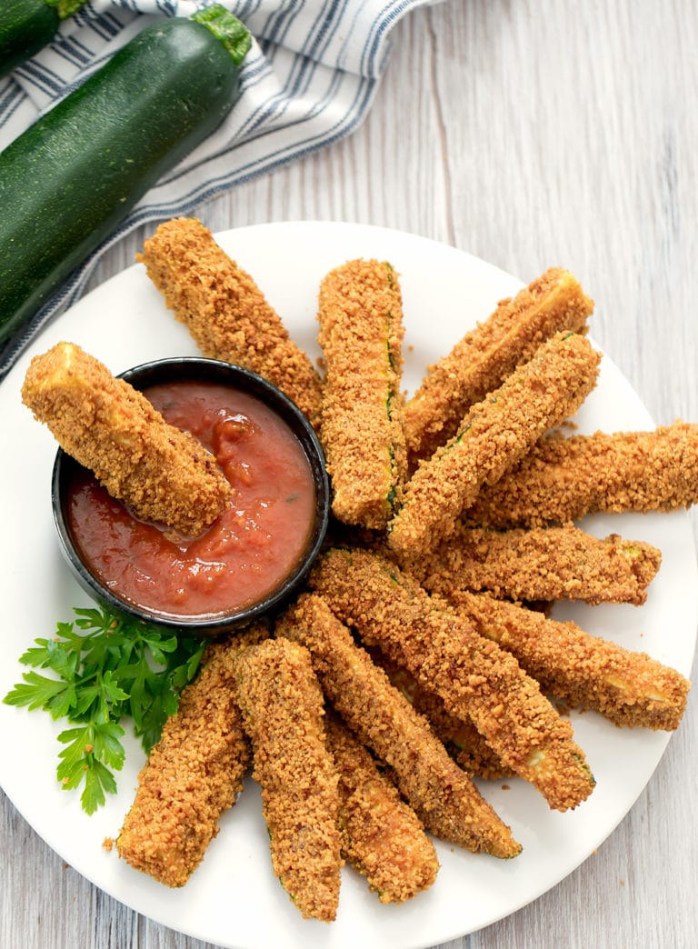 Low Carb Keto Zucchini Fries Kirbie S Cravings