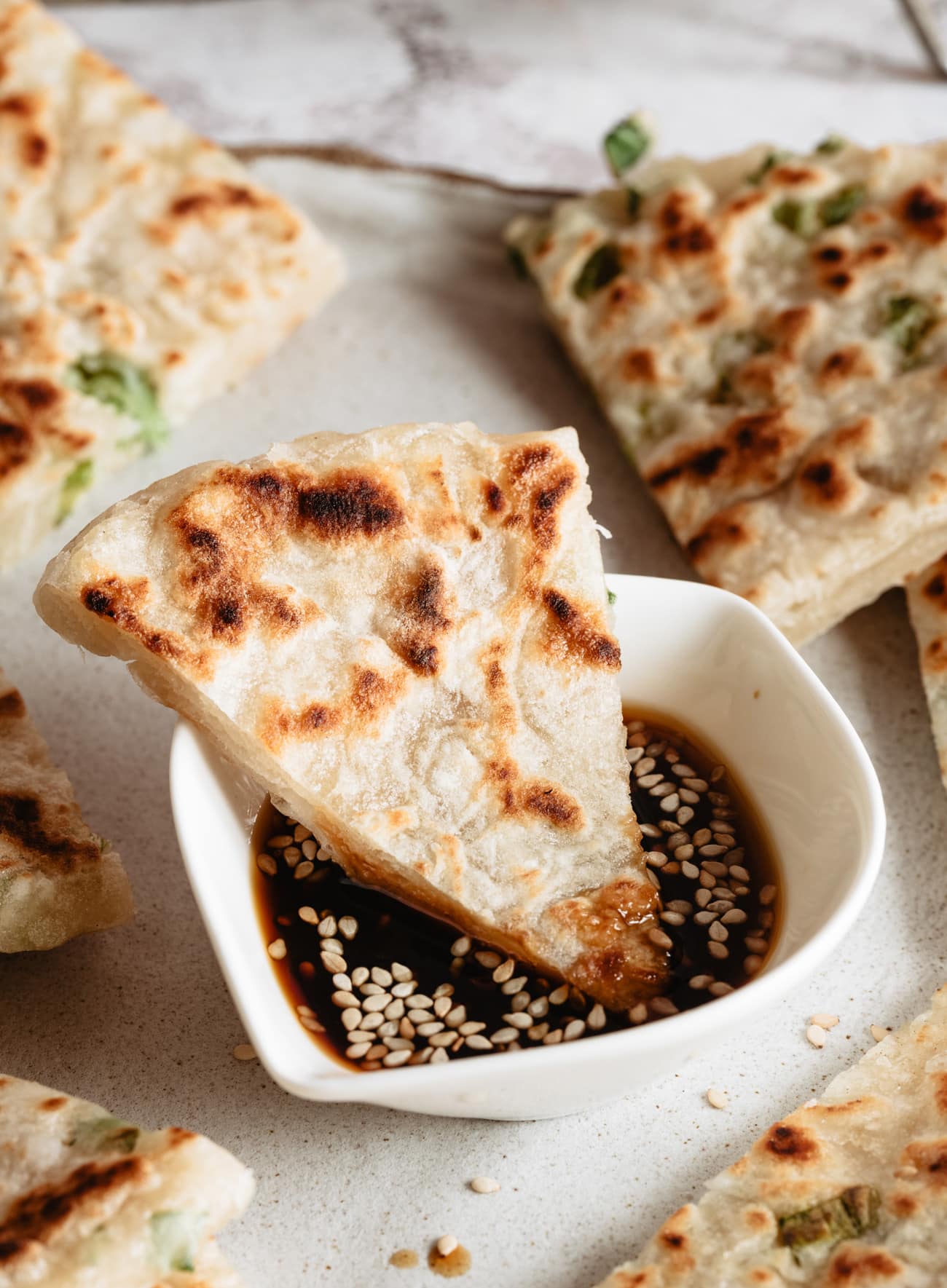Chinese Scallion Pancakes (with Step by Step Photos) - Kirbie's Cravings