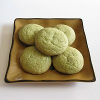 Matcha green tea cookies