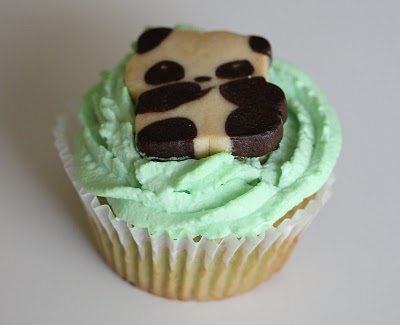 Cute Kawaii Panda Cupcake 