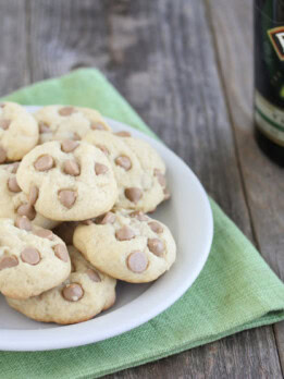 photo of a plate of irish cream cookies