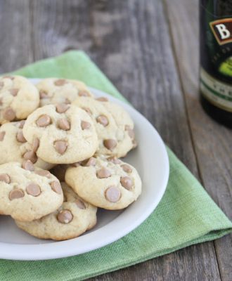 photo of a plate of irish cream cookies