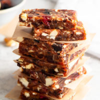 photo of a stack of energy bars