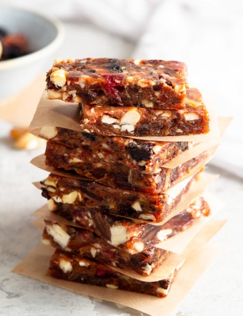 Energy Bars (3 Ingredient Recipe) Kirbie's Cravings