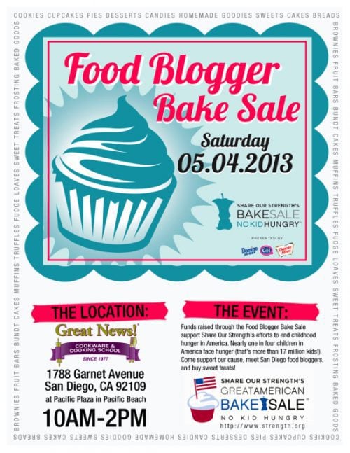 San Diego Food Blogger Bake Sale - Kirbie's Cravings