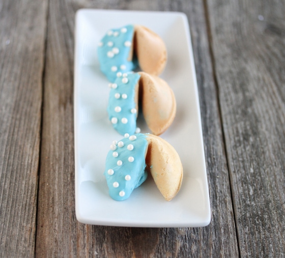 Custom Chocolate Dipped Fortune Cookies Kirbie's Cravings