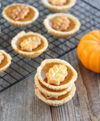 photo of mini pumpkin pies