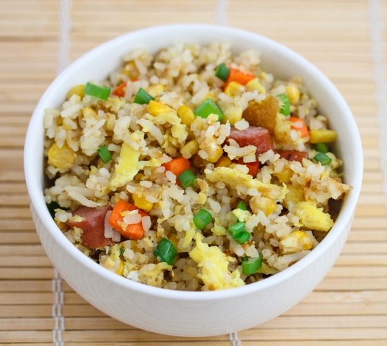 close-up photo of Chinese Fried Rice