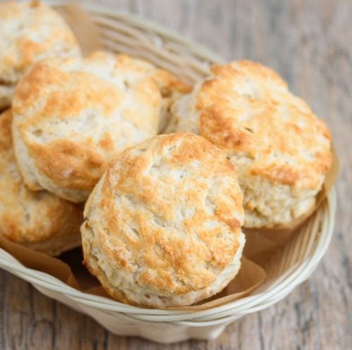 3 Ingredient Biscuit Recipe - Kirbie's Cravings