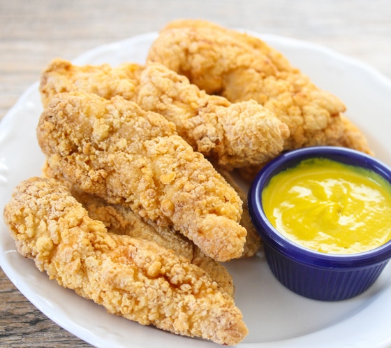 close-up photo of Crunchy Chicken Tenders