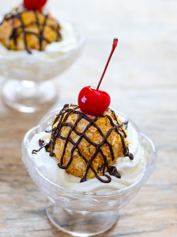 photo of Mexican "Fried" Ice Cream 