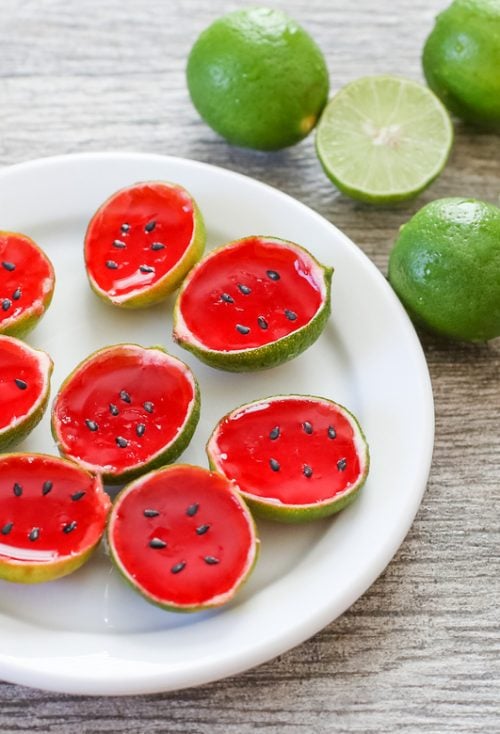 Watermelon Tequila Jello Shots - Kirbie's Cravings