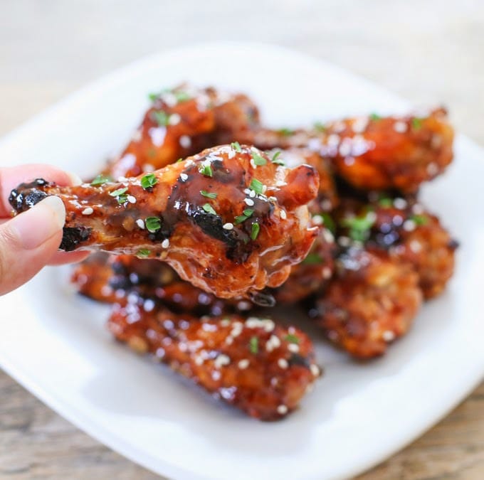 Korean Style Grilled Chicken Wings - Kirbie's Cravings