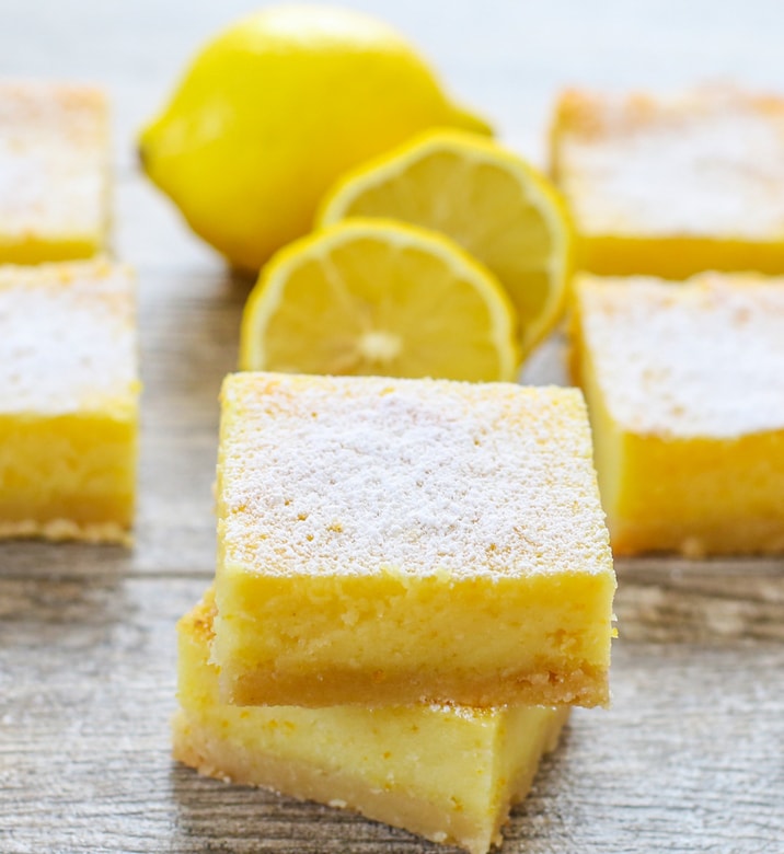 Whole Lemon Bars - Kirbie's Cravings