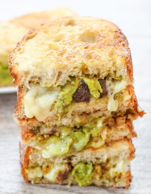 Burrito Grilled Cheese Sandwich Kirbie's Cravings