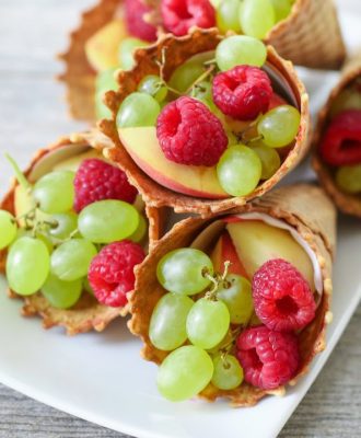 photo of fruit cones