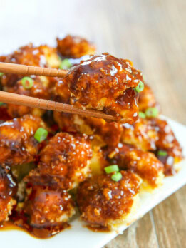 Baked Orange Cauliflower