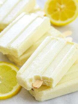 photo lemon ice pops