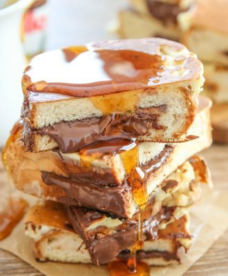 photo of nutella stuffed french toast