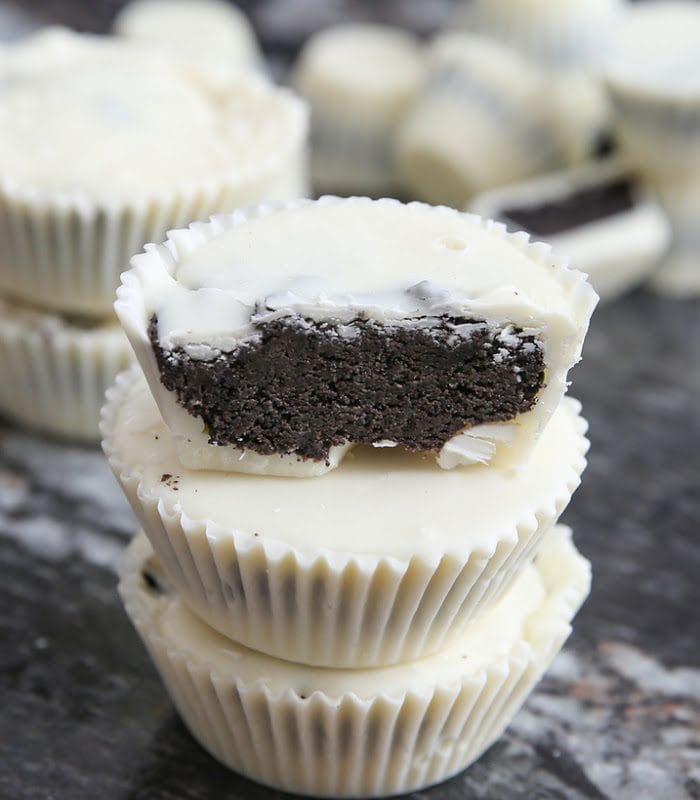 cookies and cream candy cups