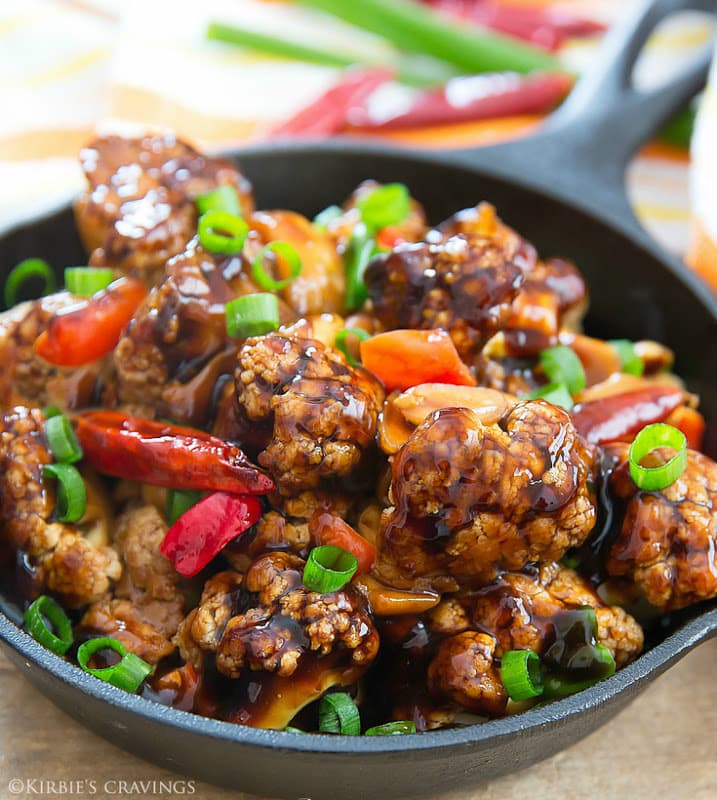 Kung Pao Cauliflower Kirbie's Cravings