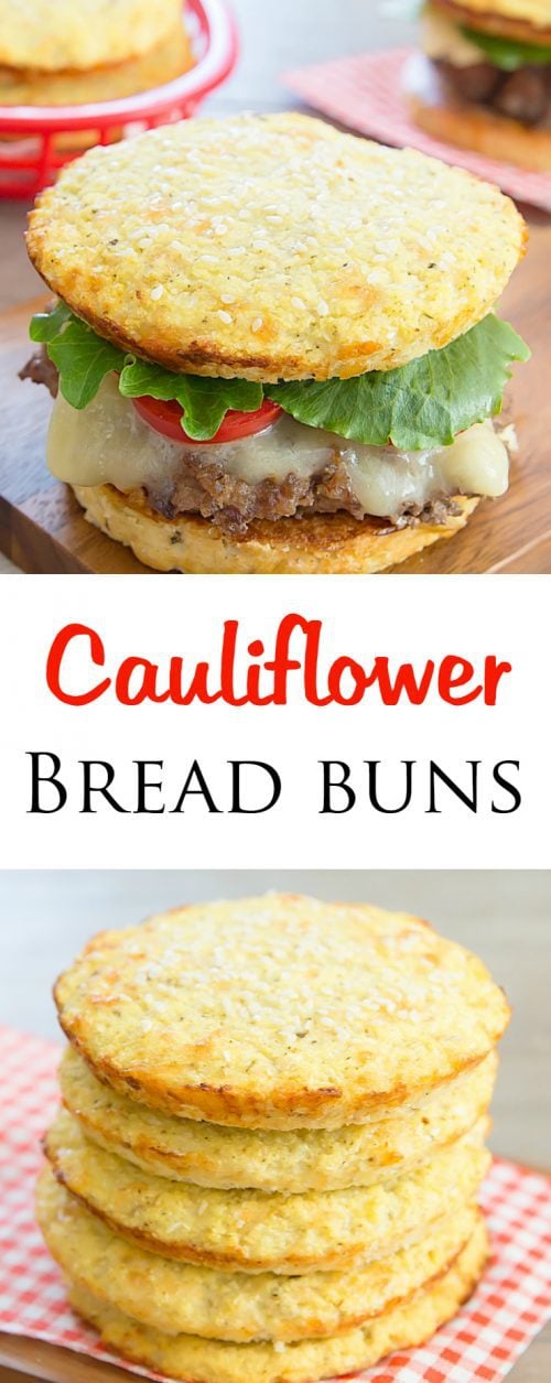 Cauliflower Bread Buns Kirbie's Cravings