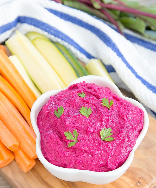 Beet Hummus Kirbie's Cravings