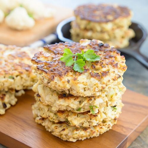 Cauliflower Fritters - Kirbie's Cravings