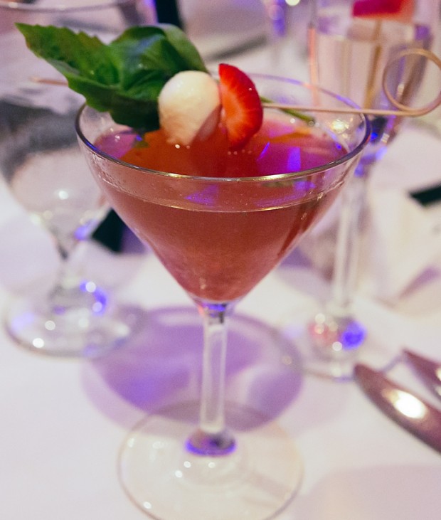 Strawberry Fields cocktail from Greystone Steakhouse 