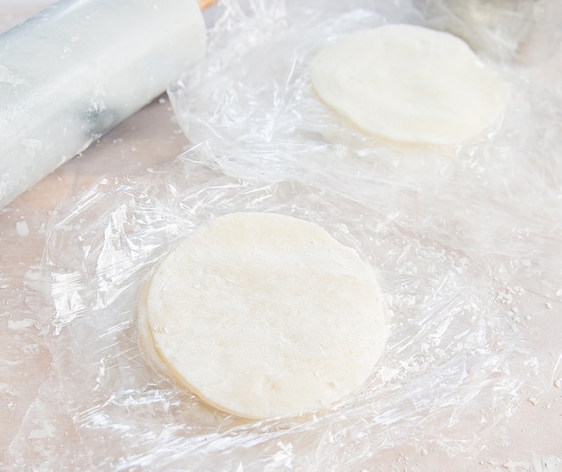 a stack of Shiratamako dough rounds