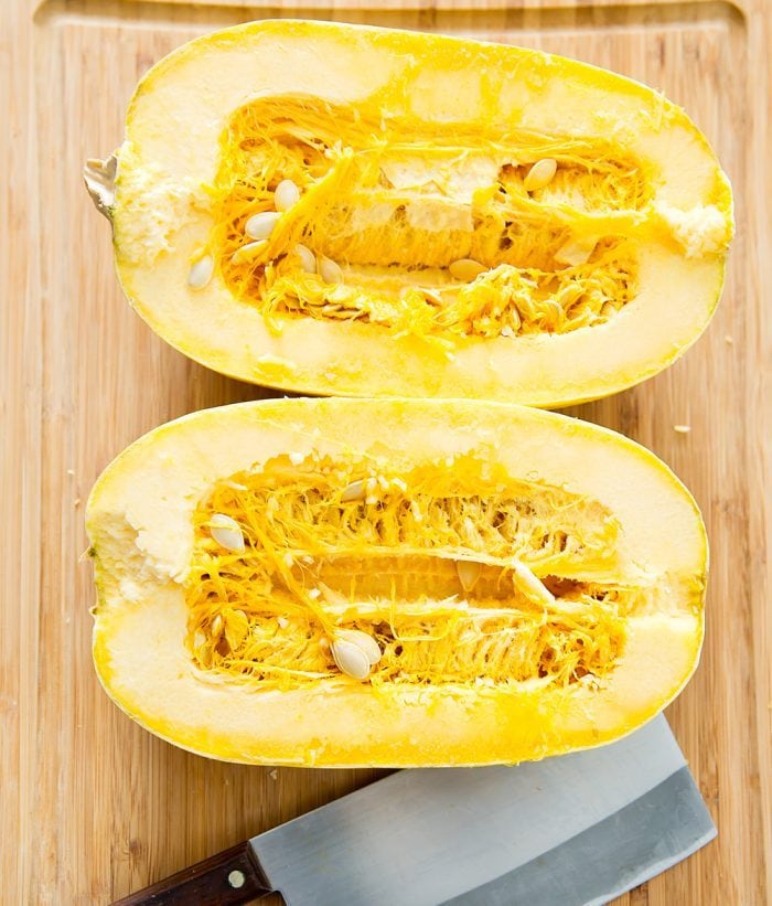 Garlic Parmesan Spaghetti Squash (Low Carb Recipe) - Kirbie's Cravings