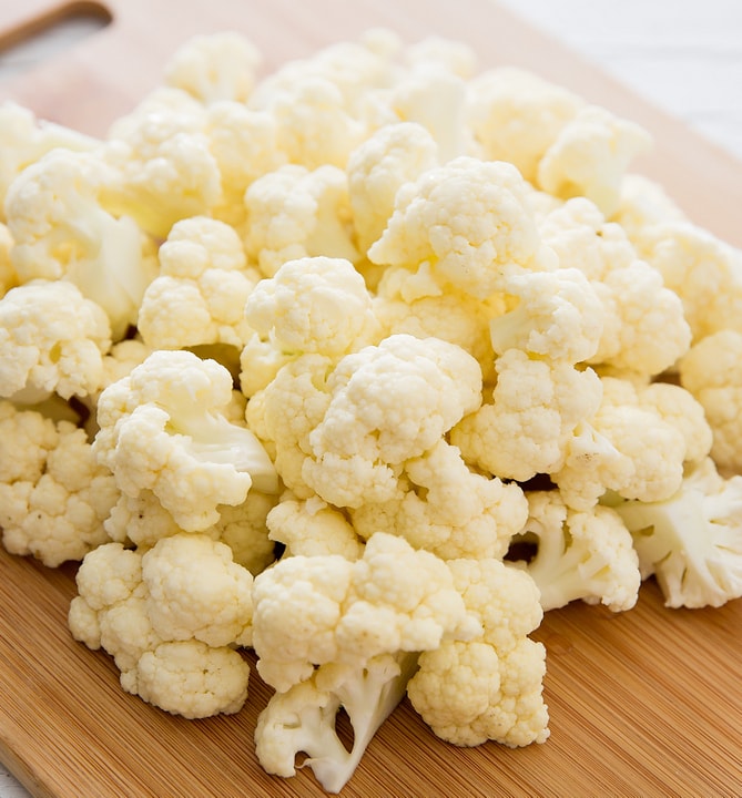 photo of raw cauliflower