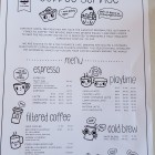photo of the menu at Pop Pie Co