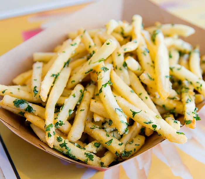 close-up photo of McDonald's Gilroy Garlic Fries