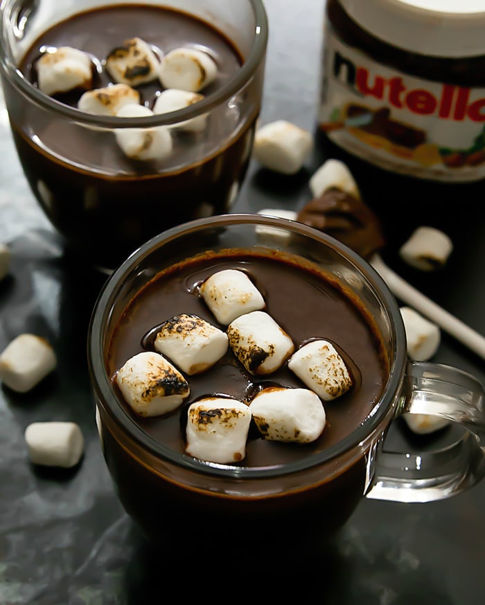 close-up photo of Nutella Hot Chocolate