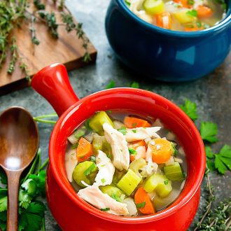 Slow Cooker Chicken Noodle Soup - Kirbie's Cravings