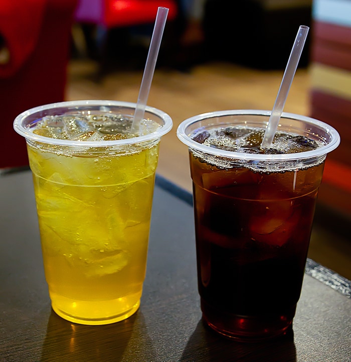 photo of two drinks