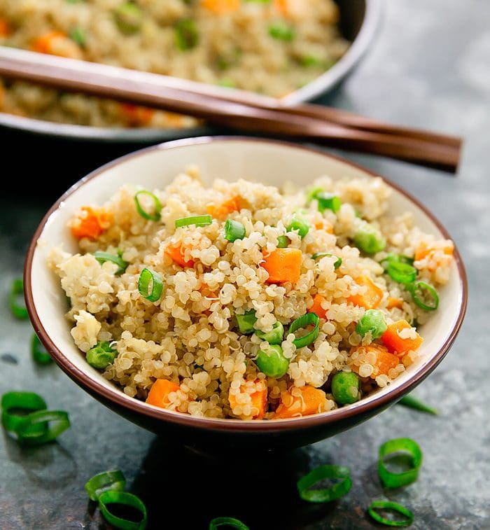photo of Quinoa Fried Rice in a bowl