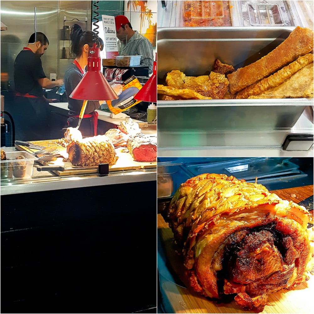 photo collage of different meats at Roast Meat & Sandwich Shop