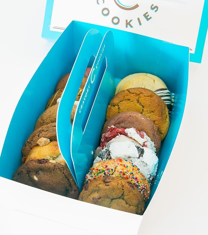photo of a box of cookies