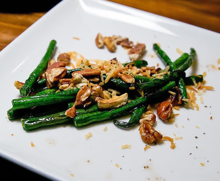 photo of chinese long beans dish