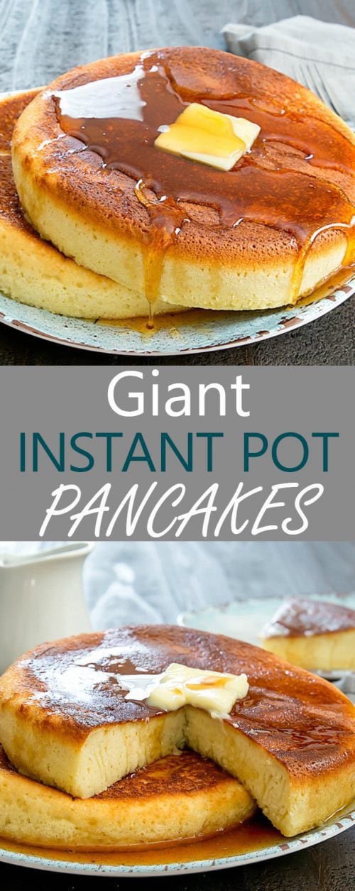 Giant Instant Pot Pancake Kirbie's Cravings