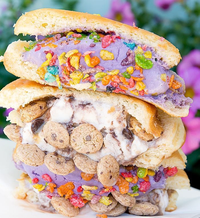 photo of a stack of Milky Buns from Afters Ice Cream