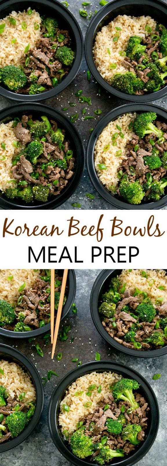 Korean Beef Bowls Weekly Meal Prep
