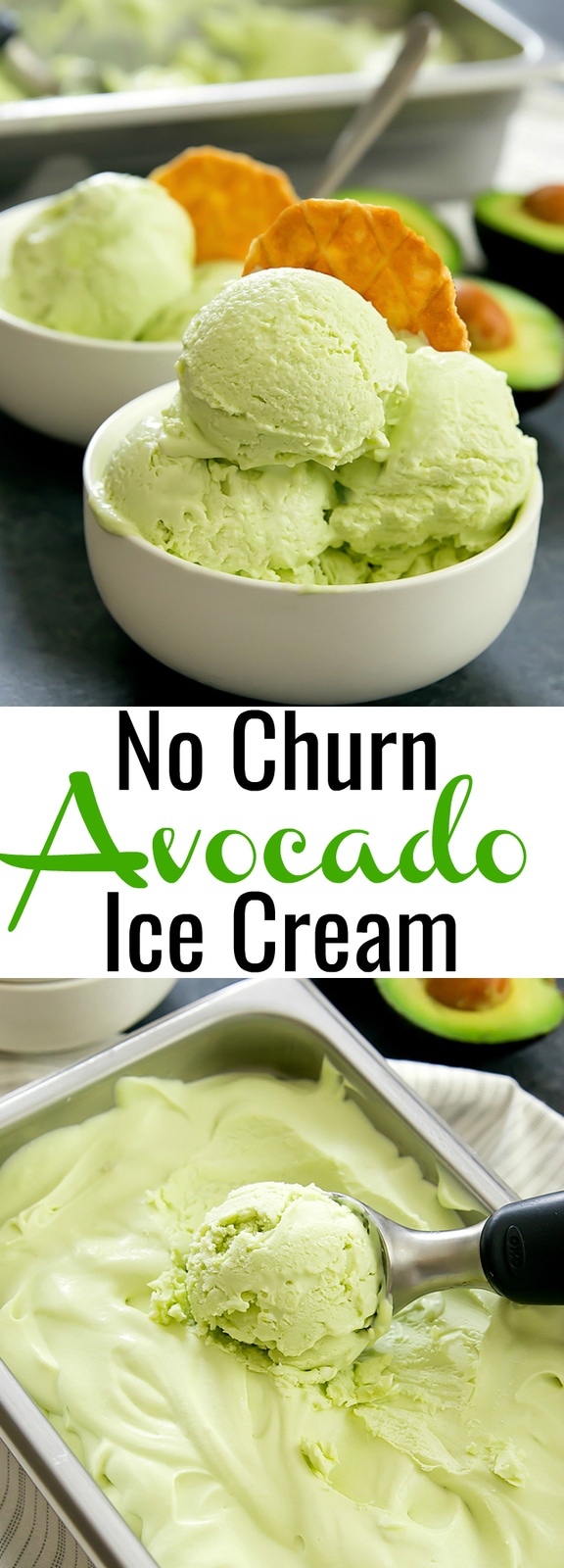 Avocado Ice Cream (3Ingredient No Churn Recipe) Kirbie's Cravings