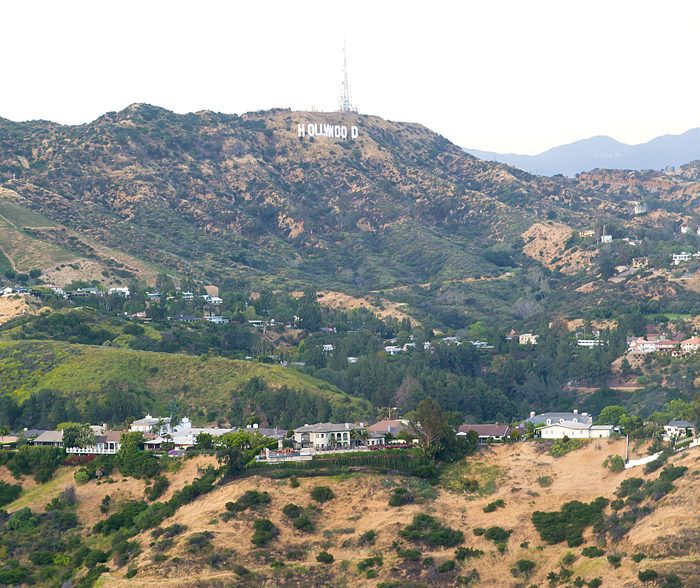 photo of the Hollywood sign