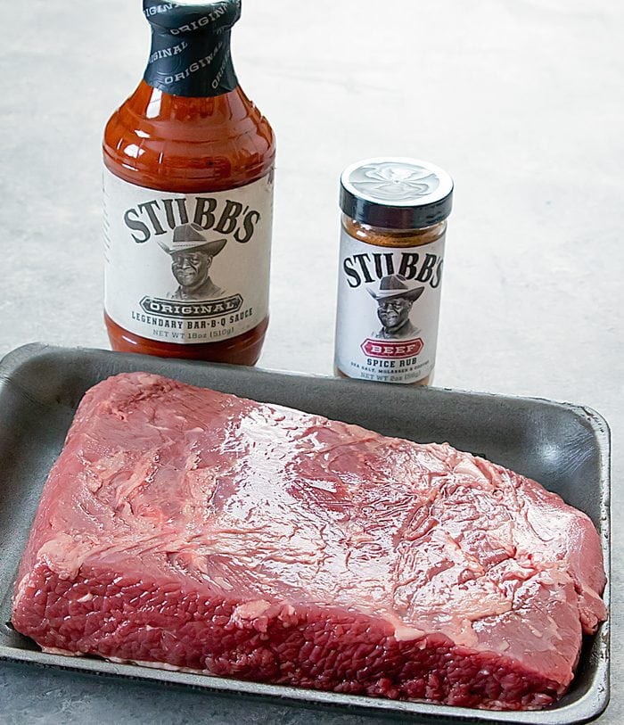 ingredients to make the BBQ beef