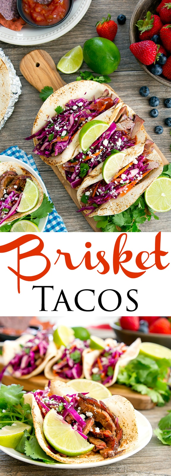 Brisket Tacos with Red Cabbage Slaw Kirbie's Cravings
