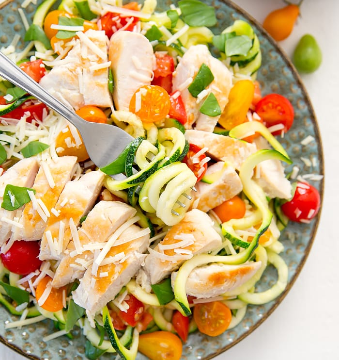 One Pot Taco Zucchini Noodles Kirbie's Cravings